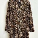 Ralph Lauren  Cotton Leopard-Print Camp Shirt Beach Swim Cover-Up Women's XS NWOT Photo 1