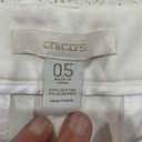 Chico's Chico’s Classic Signature Shorts White Mid Rise Bermuda Dress Stretch Size 0.5 S Photo 6