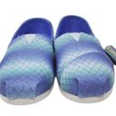 Toms  Glitter Mermaid Scales Print Comfort Shoes Casual Slip-on Flats Size 9 New Photo 1