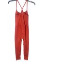 Free People Happiness Runs Square Neck Body Suit One Piece Burndt Orange Womens Photo 7