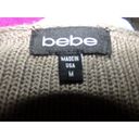 Bebe  taupe crocheted sweater dress/vest M Perfect Soft Retro Boho Photo 4