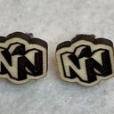 Nintendo  64 Logo Wood Stud Earrings Photo 3