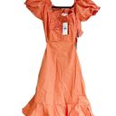 ASTR NWT  the Label  Verana Dress In Color:Dark Tangerine Photo 7