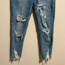 American Eagle  Super Hi-Rise Jegging Crop Distressed- Size 6 Short Photo 3