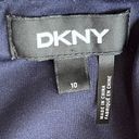 DKNY  Acid Wash Pleated Shift Dress Size 10 Photo 6