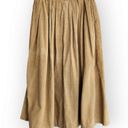 American Vintage Vintage Outback Red Tan Corduroy Button Down High Waisted Midi Skirt 24 Photo 3