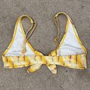 Urban Outfitters  Out From Under Yellow Sun Print Bikini Top Size S Photo 2