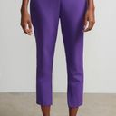 New York & Co. Purple High-Waisted Slit-Hem Ankle Pant Photo 2