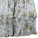 Lena Baby Blue Floral Tiered Dress Photo 3