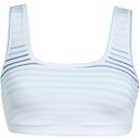 DKNY  Size Small Ladies Stretch Modal Pullover Bralette Bra, Fresh Stripe NWT Photo 3