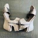 Bueno  Ida Wedge Sandal Metallic Taupe Leather Size 7.5 US, 38 EU Photo 5