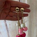 Ettika NWOT  18k gold plated bead drop earrings Photo 0