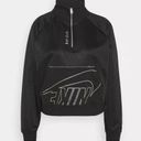 Nike [] Black Silver Icon Clash 1/4 Zip Swoosh Logo Pullover Sweatshirt NWT Sz XL Photo 1