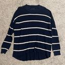 American Eagle Outfitters Navy Striped Sweater Photo 0