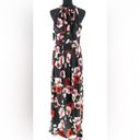 INC  International Concepts Women's Floral-Print Halter Maxi Dress Black Size 4 Photo 5