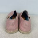 Olukai Pink Rose Sea Salt Canvas Women's Kuala Pa'a Kapa Slip On Espadrille Photo 8