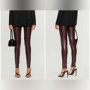 Chateau Wolford Estella Faux Leather Leggings in  Size 8 Photo 4