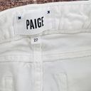 Paige  Jeans Women's Size 27 White Denim Stretch Mid Rise Skyline Skinny Photo 2