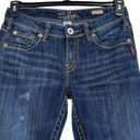 Silver Jeans Silver SZ W27/L31 Kellii Boyfriend Relaxed Skinny Jeans Mid-Rise Distressed Blue Photo 1