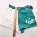 Grayson Threads  Women's Size XS Lounge Sweat Fleece Shorts Green White Photo 5