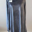 Show Me Your Mumu  Tyler Tunic Velour Gray metallic Swing Dress Small S New Photo 9