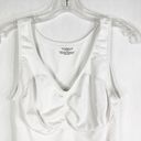 Spanx Cami Shaper Size XL Shapewear Top Waist Trainer  White Ruffle Hem 1576 Photo 1