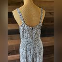 Gap  Floral Navy Square-Neck Cami Wide-Leg Jumpsuit Photo 1