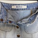 Brandy Melville Melville | Jean Button Micro Mini Acid Wash Skirt Photo 4
