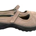 L.L.Bean WOMEN'S  beige suede Mary Jane mules shoes Photo 1