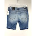 sts blue  Shorts Junior Women's Size 5 Distressed Denim Jean Blue NWT Photo 3