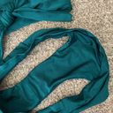 SheIn Teal Bikini Swimsuit Tie Front Photo 4