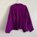 Torrid  Women’s Open Front Blazer Solid Bright Purple No Closure Work Jacket 4X Photo 6