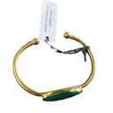 Onyx TEN Thousand Villages Green  Bracelet Gold Plated Crafted in India Photo 4