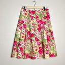 Talbots SALE!  Outlet Floral Pleated A-Line Skirt Size 4 EUC Photo 0