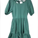 Peter Som  Collective Green Puff Sleeve Dress 8 Photo 1