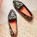 Birdies  + Judy Blackbird Camouflage Point Toe Slipon Flats Size 8.0 Photo 0