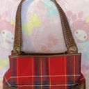 Tommy Hilfiger Vintage Premium designer handbag plaid and leather (unused) RARE Photo 0