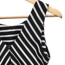 Bisou Bisou  Black & White Chevron Cutout Mini Dress New Photo 5