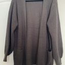 Zenana Outfitters Dark Gray Cardigan Sweater Photo 0