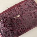 Tusk Wear NWOT TUSK genuine leather burgundy pebbled mini wallet / coin pouch Photo 1