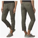 prAna  Women's Capri Pants Mari Organic Cotton Outdoor Hiking Green Size 6 Photo 1