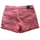 Dear John  American Classic Coral Pink Denim Rolled Jean Shorts Womens 29 Photo 1