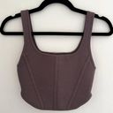 Babaton Aritzia  Sculpt Knit Bustier Crop Top Photo 2