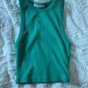 ZARA Green Tank Photo 0