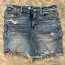 American Eagle Jean Mini Skirt Photo 0