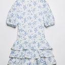 ZARA White Floral Dress Photo 2