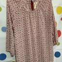 Matilda Jane  Semi Sheer 3/4 Sleeve Peasant Blouse Size Large 🍑🍓 Photo 0