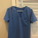 FIGS Ceil Blue Scrub Top Photo 1