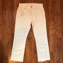 GRLFRND 🌴 Tatum Cropped Flare White Jeans Size 28 Photo 3