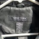 New York & Co. Black Leather Jacket Photo 3